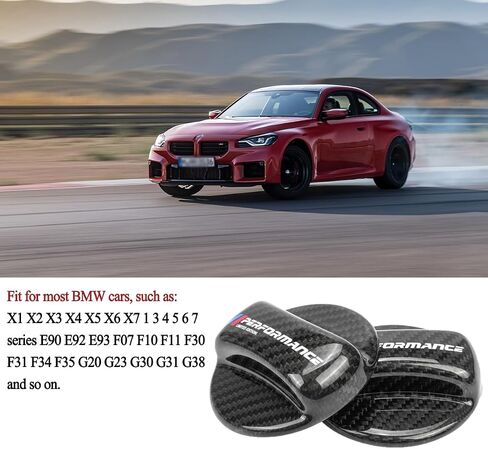 Gas Cap Cover for BMW Car Accessories, Carbon Fibre for BMW Gas Cap, Fuel Tank Cap for BMW 3 4 5 6 7 Series X3 X5 X6 X7 E90 E92 F10 E46 E60 F30 G20 G30 128i 228i 320i 323i (1Pcs Style A) in Saudi Arabia