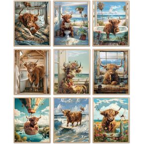 Elegend Car Posters - 9pcs Vintage Car Posters for Boys Room, Car Wall Decor for Bedroom, Muscle Car Wall Art for Men, Racing Car Room Decor for Teen Boys Bedroom, Cool Supercars Artwork Pictures Decoration…