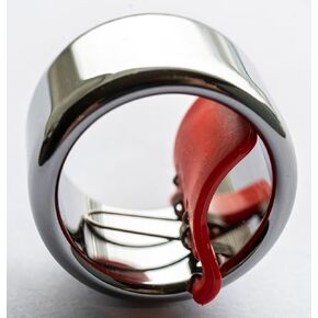Black Mountain Slide Guitar Rings - Made From Tungsten Steel. Acoustic Guitar Slide, Electric Guitar Slide, Bass, Ukulele, and More. Almost as Hard as Diamond, Smooth Surface Finish, New Invention