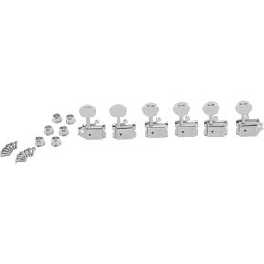 Fender American Vintage Staggered Tuning Machines, Nickel/Chrome, (6)