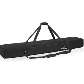 TORIBIO 50" Tripod Carrying Case, Single Compartment Bag with Adjustable Shoulder Strap and Handle, for Speaker Stands, Light/Lighting Stand, Mic/Microphone Poles