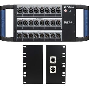 حزمة صندوق المسرح الشبكي PreSonus NSB 16.8-16 x 8 AVB مع مجموعة PreSonus Rackmount لصندوق المسرح الشبكي NSB 16.8 AVB in Kuwait