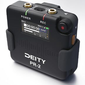 Deity PR-2 - Pocket Audio Recorder with 32-Bit Float Recording, 3.5mm Lavalier W.Lav Pro Mic, Timecode Sync, & Sidus Audio App Control for Filmmakers & Travelling Media (US Version)