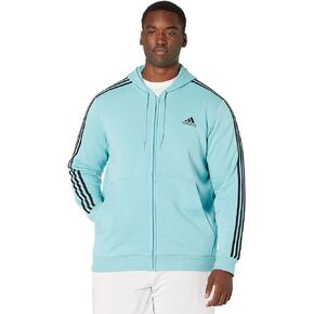 adidas Men's Essentials 3-stripes Fleece Full Zip Hoodie