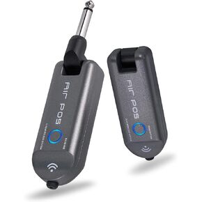 MOOER Air P05 Guitar Wireless System Instruments Wireless System for Electric Guitar, Bass Guitar, Acoustic Guitar, Audio Mixer, Amplifier, Guitar Effects Pedalboard with 1/4" Instruments Plug