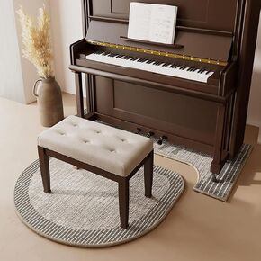 Piano Carpet for Upright Pianos, Noise Reduction Rugs Soundproof Mat Heat Insulation Moisture-Proof Non-Slip Floor Mat, for Upright Pianos (Color : C)