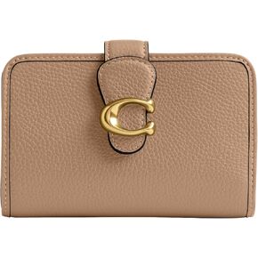 Coach Women's Smooth Leather Tabby Medium Wallet, B4/Black, One Size