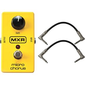 MXR M148 Micro Chorus Guitar Effects Pedal w/2 FREE 6" Patch Cables