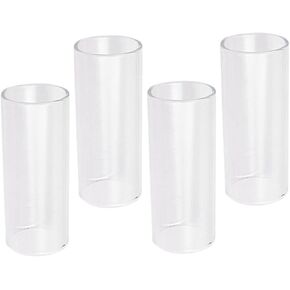 4pcs Guitar Glass Sliders Guitar Pick Punch Guitar Finger Slider Musical Instrument Banjo Accessories Electric Slide Bass Pick Musical Instrument Slider Guitar Slider Sticks Thumb