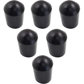 Piutouyar 5 Pack Cello Endpin Rubber Tip Floor Protectors, Black Bass Endpin Rubber Tip Stopper