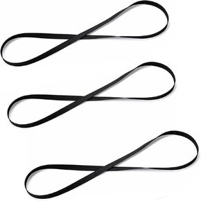 3 Pieces Turntable Belt Machine Recorder Rubber Belt for Repair Replacement Maintenance Most Kinds of Belt-Driven Turntables, 172MM