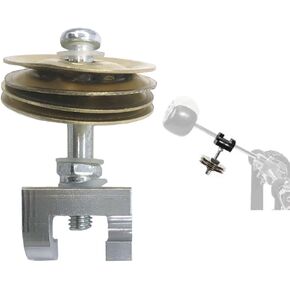 Bass Drum Beater Effects Golden Jingles Bell Percussion Effect for Kick Drum Pedal Hammer Beater Parts Replacement Percussion Instrument Accessory