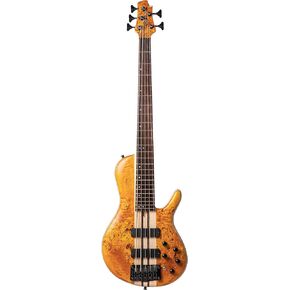 Cort Artisan Series A5 Plus 5 String Bass Guitar, Open Pore Amber (A5PLUSSCAOP)