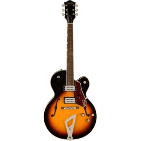 Gretsch G2420 Streamliner Hollow Body with Chromatic II Tailpiece, Nato Set-Neck, 6-String Right-Handed Electric Guitar (Aged Brooklyn Burst)