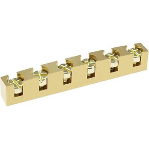 The Lord of the Tools Brass String Nut Replacement Guitar Adjustable Brass Nut Height Bell Nut Replacement Adjustable Nut Winding Pillow LP Type