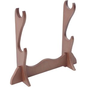 Rockhouse Flute Stand, Flute Sword Display Stand Wooden Desktop Holder for Soprano Recorder Indian Bamboo Flute Irish Whistles Woodwind Instrument