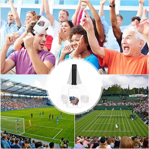 Cow Bell, Cow Bells Noise Makers, Cow Bells for Sporting Events to Make Big Noise, Cowbell with Handle for Football Games, Graduation, Party, school, Farm, Percussion Music(Flag,1 Pcs) in Saudi Arabia