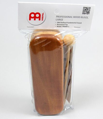 Meinl Percussion PMWB1-M Medium Professional Wood Block, Natural Finish in Saudi Arabia