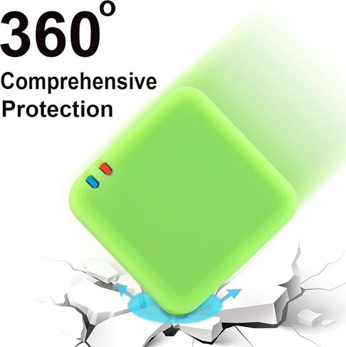 Cover for RODE Wireless GO II Lav Mic, Go 2 Silicone Protective Case 3-Pack Green Glow in Dark Sleeve in Saudi Arabia
