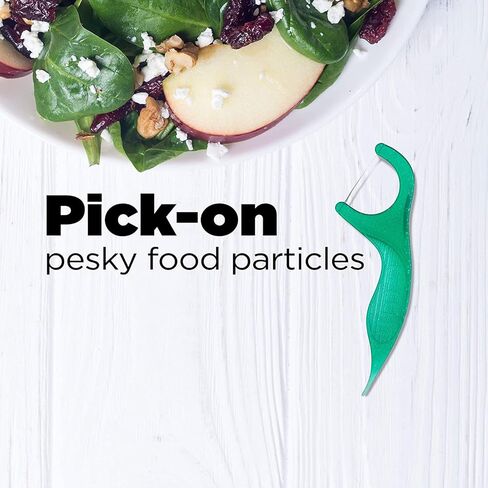 أعواد تنظيف الأسنان الاحترافية من GUM - خيط تنظيف قوي للغاية مقاوم للتمزيق، مقبض سهل الإمساك - خيط تنظيف الأسنان للبالغين - نكهة النعناع المنعش، 150 قطعة (4 قطع) in Kuwait