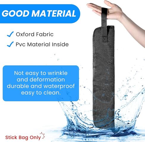 Portable Drum Stick Bag Drumsticks Bag Hanging Drumstick Holder Bag, Lasting Drum Sticks Bag with Hooks Inside Drumstick Handbag with Handle for Drum Set Mallet and Percussion Sticks in Saudi Arabia