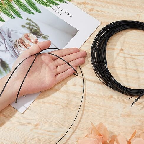 SUPERFINDINGS 20Pcs 1700x2x0.8mm Plastic Guitar Binding Purfling Strip Black Guitar Bindings Decorative Guitar Elastic Binding Trim for Acoustic Classical Guitar Binding Edge Trim in Saudi Arabia
