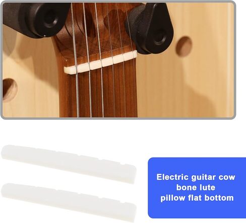 SING F LTD Guitar Bone Nuts Compatible with Stratocaster Compatible with Telecaster And Other Electric Guitars Guitar Slotted Bone Nut 42 x3.5 x 5.3mm in Saudi Arabia