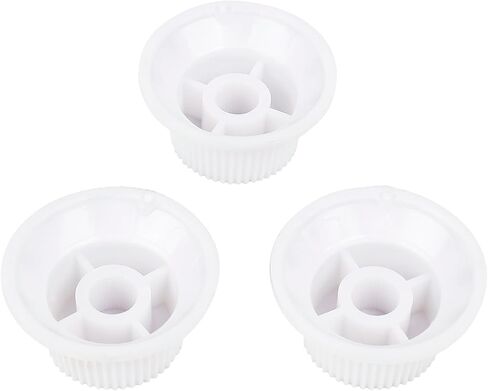 Banworks Electric Guitar Control Knobs 2 Tone and 1 Volume Knobs Speed Knobs Top Hat Metric 6mm (15/64") 18-Spline for Squier Strat Electric Guitars Pack of 3 JT/XN-04 Chrome in Saudi Arabia