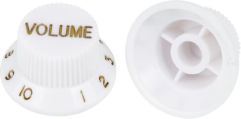 Banworks Electric Guitar Control Knobs 2 Tone and 1 Volume Knobs Speed Knobs Top Hat Metric 6mm (15/64") 18-Spline for Squier Strat Electric Guitars Pack of 3 JT/XN-04 Chrome in Saudi Arabia