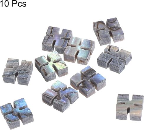 MECCANIXITY Guitar Fretboard Inlay Dots Colorful Shell Fingerboard Inlays Mark Point 5x5x2mm For Guitar, Pack of 10 in Saudi Arabia