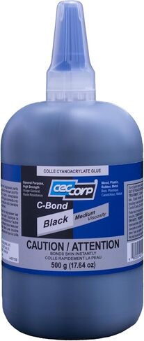 Super Glue C-Bond Black Cyanoacrylate Adhesive by CECCORP – (120 Grams / 4.23 oz.) – Medium Viscosity CA Glue in Saudi Arabia