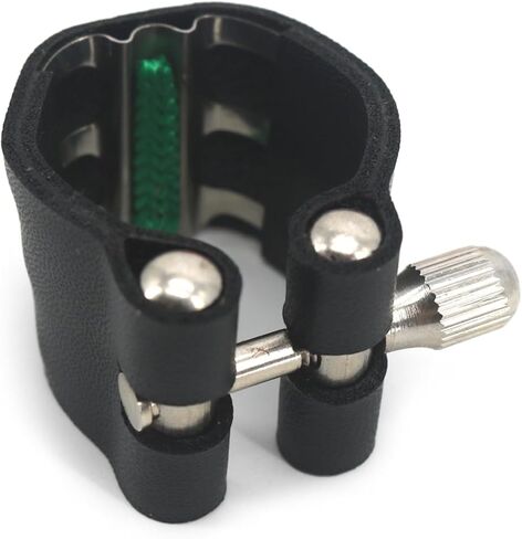 Single Screw Adjustment Leathers Saxophone Fastener Clip Sax Clamp Saxophone Ligature for Saxophone Mouthpiece in Saudi Arabia