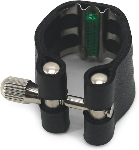 Single Screw Adjustment Leathers Saxophone Fastener Clip Sax Clamp Saxophone Ligature for Saxophone Mouthpiece in Saudi Arabia