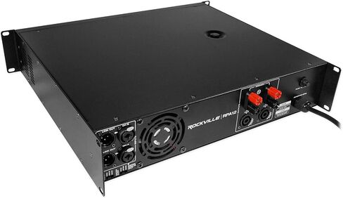 Rockville RPA12 5000W Peak / 1400W RMS 2-Channel Power Amplifier, Rack Mountable - Perfect for Live Sound, Pro Audio, DJs in Saudi Arabia