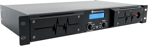 Rockville RPA12 5000W Peak / 1400W RMS 2-Channel Power Amplifier, Rack Mountable - Perfect for Live Sound, Pro Audio, DJs in Saudi Arabia