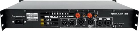 Rockville RPA12 5000W Peak / 1400W RMS 2-Channel Power Amplifier, Rack Mountable - Perfect for Live Sound, Pro Audio, DJs in Saudi Arabia