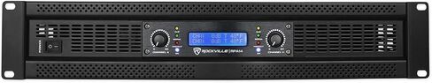 Rockville RPA12 5000W Peak / 1400W RMS 2-Channel Power Amplifier, Rack Mountable - Perfect for Live Sound, Pro Audio, DJs in Saudi Arabia