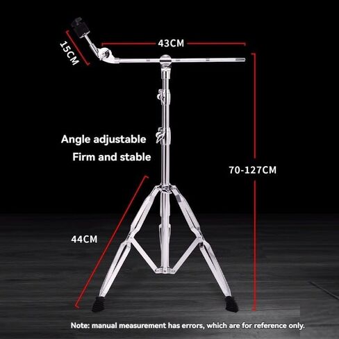 22 mm Cymbal Stand Single Braced Lightweight Jazz Drum Stand Drum Stand,Straight and oblique dual-purpose in Kuwait