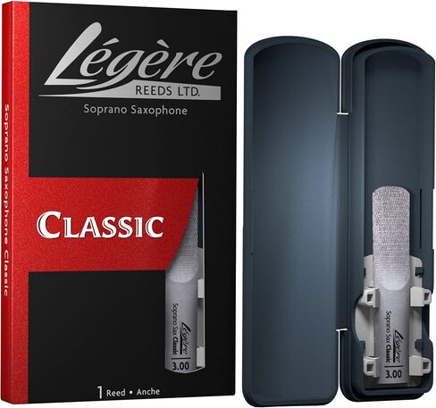 Légère Reeds - Soprano Saxophone Reed, Classic, Strength 3.00 (SS3.00) - Premium Synthetic Woodwind Reed in Saudi Arabia