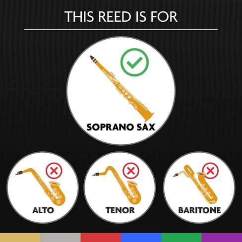 Légère Reeds - Soprano Saxophone Reed, Classic, Strength 3.00 (SS3.00) - Premium Synthetic Woodwind Reed in Saudi Arabia