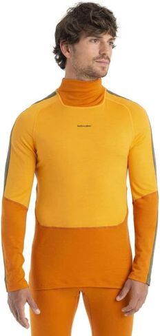Icebreaker Men's 200 Sonebula Long Sleeve Base Layer High Neck Top in Saudi Arabia