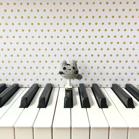 MyPianoPals, Piano Key Markers for Beginning Pianists, Handmade, Visual Aid for Learning Piano, Safe for Piano Keys, US Patent Pending [Brown Horse & Carrot] in Saudi Arabia