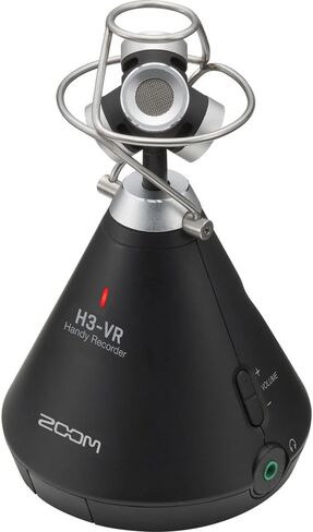 Zoom H3-VR 360° Audio Recorder, Records Ambisonics, Binaural, and Stereo, Records to SD Card, Wireless Control, for VR & Surround Sound Video, Music, and Streaming Bundle with Accessories in Saudi Arabia