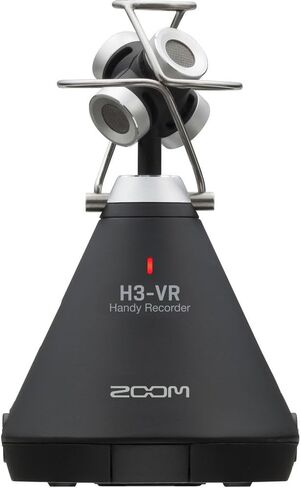 Zoom H3-VR 360° Audio Recorder, Records Ambisonics, Binaural, and Stereo, Records to SD Card, Wireless Control, for VR & Surround Sound Video, Music, and Streaming Bundle with Accessories in Saudi Arabia