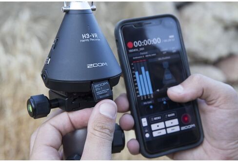 Zoom H3-VR 360° Audio Recorder, Records Ambisonics, Binaural, and Stereo, Records to SD Card, Wireless Control, for VR & Surround Sound Video, Music, and Streaming Bundle with Accessories in Saudi Arabia