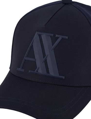 Armani Exchange Men's 3D Rubber Ax Tonal Logo Hat in Saudi Arabia