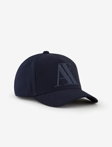 Armani Exchange Men's 3D Rubber Ax Tonal Logo Hat in Saudi Arabia