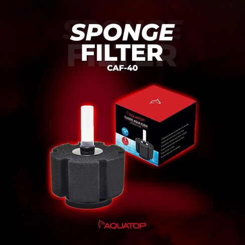 Aquatop Internal Sponge Filter for Aquariums up to 10 Gallon Tanks, CAF-10 in Kuwait