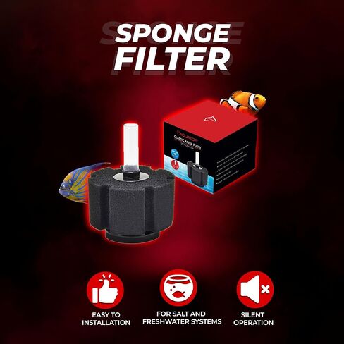 Aquatop Internal Sponge Filter for Aquariums up to 10 Gallon Tanks, CAF-10 in Kuwait