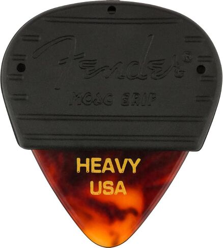 Fender Mojo Grip Guitar Picks 351 Shape, Celluloid, White Moto, Thin, 3-Pack in Saudi Arabia
